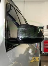 RW Carbon BMW G01 G02 G05 G06 G07 Carbon Fiber Mirror Caps 2018-2022                                     - bmwg05005 - Image 3