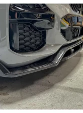 RW Carbon Carbon Fiber Front Lip Spoiler BMW G05 X5 2019-2023                                     - bmwg05011 - Image 4