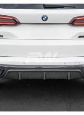 RW Carbon DTM Carbon Fiber Diffuser BMW G05 X5 2019-2023                                     - bmwg05012 - Image 2