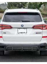 RW Carbon DTM Carbon Fiber Diffuser BMW G05 X5 2019-2023                                     - bmwg05012 - Image 5