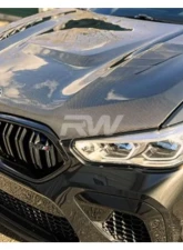 RW Carbon Full Carbon Fiber Hood BMW X6M F96 | X6 G06 2019-2023                                     - bmwg06004 - Image 5
