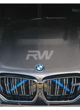 RW Carbon Full Carbon Fiber Hood BMW X6M F96 | X6 G06 2019-2023                                     - bmwg06004 - Image 2
