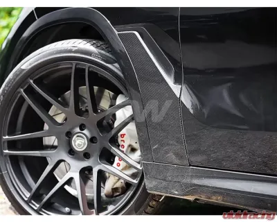 RW Carbon Carbon Fiber Fender Trims BMW G06 X6 2019-2023 - bmwg06005