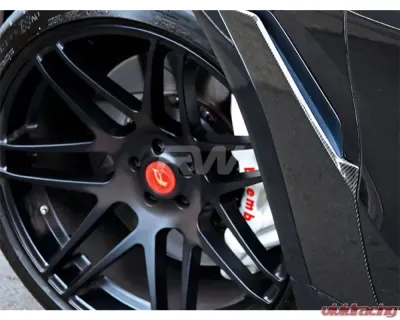 RW Carbon Carbon Fiber Fender Trims BMW G06 X6 2019-2023 - bmwg06005