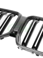 RW Carbon Carbon Fiber Grille Replacement BMW G05 X5 2019-2023                                     - bmwg06006 - Image 2