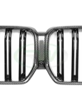 RW Carbon Carbon Fiber Grille Replacement BMW G05 X5 2019-2023                                     - bmwg06006 - Image 3