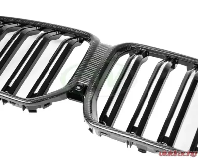 RW Carbon Carbon Fiber Grille Surrounds BMW G06 X6 | F96 X6M 2019-2023 - bmwg06007