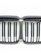 RW Carbon Carbon Fiber Grille Replacement BMW G07 X7 2019-2022                                     - bmwg07002 - Image 3