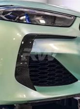 RW Carbon Fiber Front Trims w/ 3M Tape BMW 8 Series G14 | G15 | G16 2019-2023                                     - bmwg15004-1 - Image 3