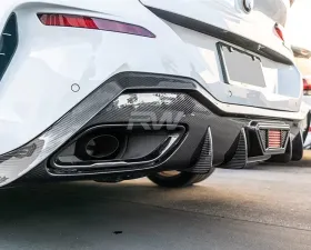 RW Carbon Fiber Diffuser BMW G16 8-Series 2018+