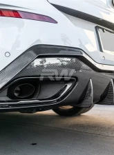 RW Carbon Fiber Diffuser BMW G16 8-Series 2018+                                     - bmwg1601 - Image 6