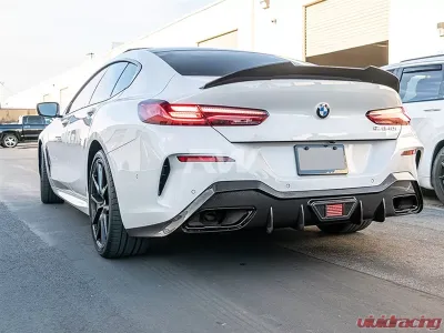 RW Carbon Fiber Diffuser BMW G16 8-Series 2018+ - bmwg1601