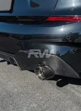 RW Carbon Performance Style Carbon Fiber Diffuser BMW G20 330i 2019-2022                                     - bmwg20002 - Image 2