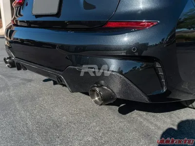 RW Carbon Performance Style Carbon Fiber Diffuser BMW G20 330i 2019-2022 - bmwg20002