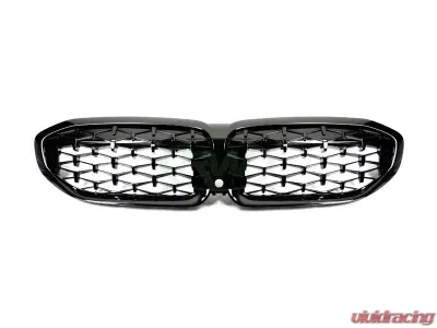 RW Carbon Gloss Black Front Grilles BMW G20 330i | M340i 2019-2022 - bmwg20006