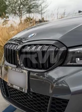 RW Carbon Gloss Black Double Slat Grilles BMW G20 330i | M340i 2019-2022                                     - bmwg20007 - Image 2