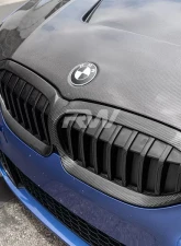 RW Carbon Fiber Grille Surrounds BMW G20 3 Series 2019-2022                                     - bmwg20012 - Image 3
