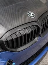 RW Carbon Fiber Grille Surrounds BMW G20 3 Series 2019-2022                                     - bmwg20012 - Image 2