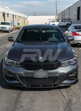 RW Carbon DTM Carbon Fiber Front Lip Spoiler BMW G20 330i | M340i 2019-2022                                     - bmwg20013 - Image 3