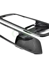 RW Carbon Fiber Interior Door Handle Trims w/ HK Sound BMW G20 3 Series 2019-2022                                     - bmwg20015-1 - Image 4