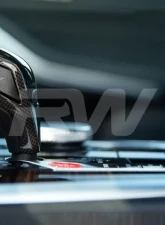 RW Carbon Fiber Gear Selector Side Trims BMW G20 3-Series 2019-2021                                     - bmwg20019 - Image 4