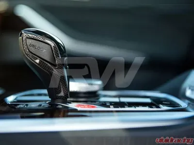RW Carbon Fiber Gear Selector Side Trims BMW G20 3-Series 2019-2021 - bmwg20019