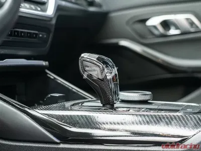 RW Carbon Fiber Gear Selector Side Trims BMW G20 3-Series 2019-2021 - bmwg20019