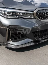 RW Carbon 3D Style Carbon Fiber Front Lip Spoiler BMW G20 3-Series 2019-2022                                     - bmwg20021 - Image 6