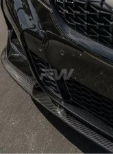 RW Carbon 3D Style Carbon Fiber Front Lip Spoiler BMW G20 3-Series 2019-2022                                     - bmwg20021 - Image 3
