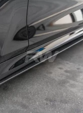 RW Carbon CF Side Skirt Extensions BMW G20 3 Series 2019-2022                                     - bmwg20023 - Image 5