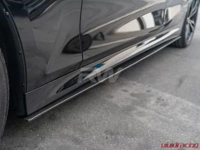 RW Carbon CF Side Skirt Extensions BMW G20 3 Series 2019-2022 - bmwg20023