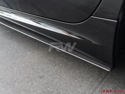 RW Carbon CF Side Skirt Extensions BMW G20 3 Series 2019-2022 - bmwg20023