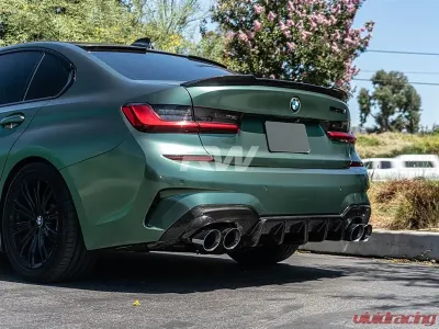 RW Carbon DTM Style Carbon Fiber Rear Diffuser BMW G20 M340i 2019-2022 - bmwg20027