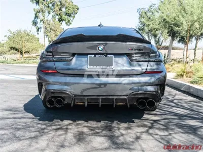 RW Carbon DTM Style Carbon Fiber Rear Diffuser BMW G20 M340i 2019-2022 - bmwg20027