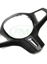RW Carbon Fiber Alcantara Steering Wheel Trim BMW G20 3-Series 2019-2022                                     - bmwg20029 - Image 2