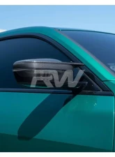 RW Carbon Carbon Fiber Mirror Caps BMW M850i G14 | M440i G26 | M340i G20 2022-2023                                     - bmwg20035 - Image 4