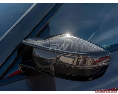 RW Carbon Carbon Fiber Mirror Caps BMW M850i G14 | M440i G26 | M340i G20 2022-2023 - bmwg20035