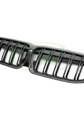 RW Carbon Dual-Slat Carbon Fiber Grilles BMW 330i | M340i G20 2019-2023                                     - bmwg20042 - Image 4