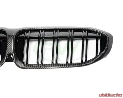 RW Carbon Dual-Slat Carbon Fiber Grilles BMW 330i | M340i G20 2019-2023 - bmwg20042