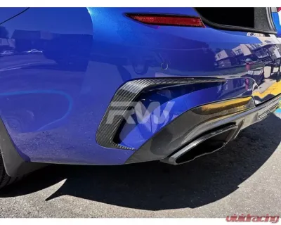 RW Carbon Carbon Fiber Rear Canards BMW G20 3-Series 2019-2022 - bmwg20045