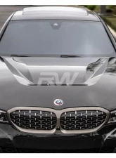 RW Carbon DTM Carbon Fiber Hood BMW 330i | M340i G20 3-Series 2019-2023                                     - bmwg20046 - Image 10