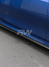 RW Carbon K Style Carbon Fiber Side Skirt Extensions BMW G20 3-Series 2019-2022                                     - bmwg2008 - Image 2