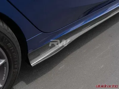 RW Carbon K Style Carbon Fiber Side Skirt Extensions BMW G20 3-Series 2019-2022 - bmwg2008