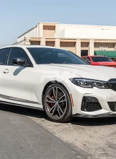RW Carbon K Style Carbon Fiber Side Skirt Extensions BMW G20 3-Series 2019-2022                                     - bmwg2008 - Image 4