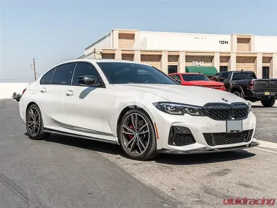 RW Carbon K Style Carbon Fiber Side Skirt Extensions BMW G20 3-Series 2019-2022 - bmwg2008