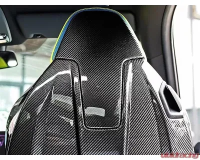 RW Carbon Carbon Fiber Seat Backs BMW G22 4-Series 2021-2023 - bmwg22010