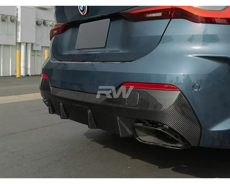 RW Carbon Full Carbon Fiber Diffuser BMW G22 4-Series 2021-2023 - bmwg22011
