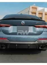 RW Carbon Full Carbon Fiber Diffuser BMW G22 4-Series 2021-2023                                     - bmwg22011 - Image 2