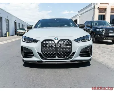 RW Carbon 3D Style Carbon Fiber Front Lip BMW G22 4-Series 2021-2023 - bmwg22012
