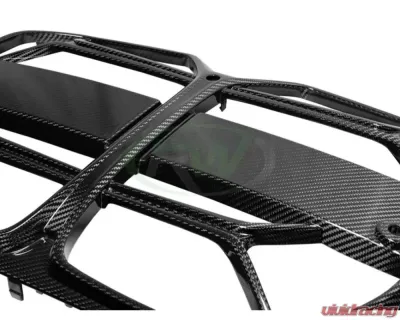 RW Carbon CSL Style Carbon Fiber Grille BMW G22 | G23 420i | 430i | M440i 2021-2023 - bmwg22013